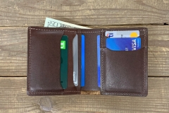 Square Bifold Premium Leather Wallet