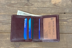 Window Square Premium Leather Bifold Wallet