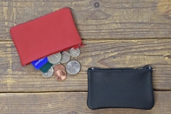 Small Leather Zipper Case