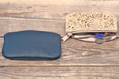 Zipper Leather Coin Case