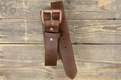 Amber Harness Leather Belt