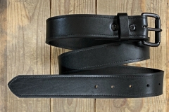 Black-Excalibur Leather Belt